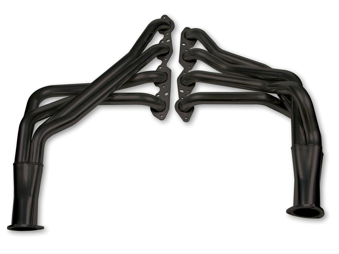 Hooker Competition Headers 2454HKR Headers, Competition, 2WD only, Long Tube, Steel, Painted, Chevy, GMC, 396-454, Pair thumbnail 2