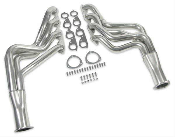 Hooker Competition Headers 2455-2HKR Headers, Competition, Long Tube, Stainless Steel, Chevy, GMC, 396, 402, 427, 454, Pair thumbnail 2