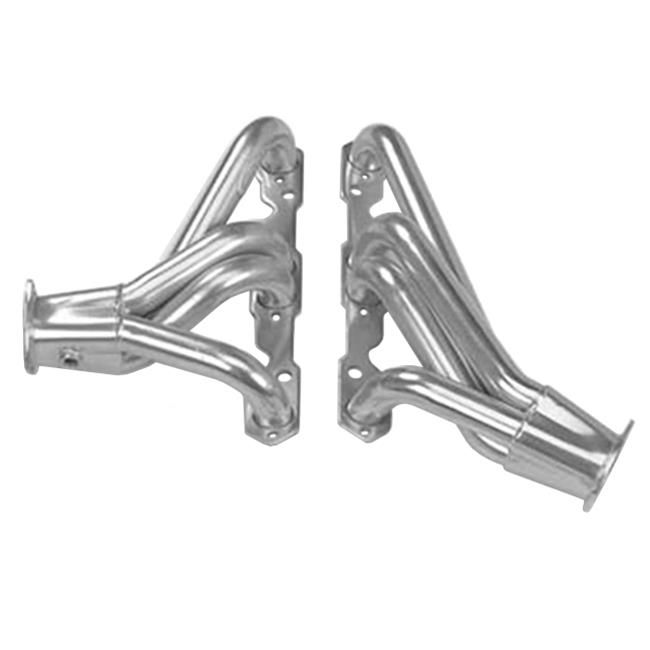 Hooker Competition Headers 2460-1HKR Headers, Competition, Shorty, Steel, Ceramic Coated, Chevy, Pontiac, 5.0, 5.7L, Pair thumbnail 2