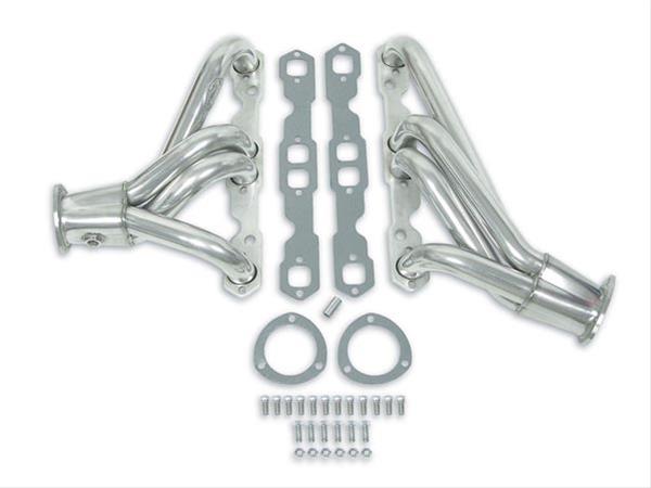 Hooker Competition Headers 2460-2HKR Headers, Competition, Shorty, Stainless Steel, Chevy, Pontiac, 5.0, 5.7L, Pair thumbnail 2