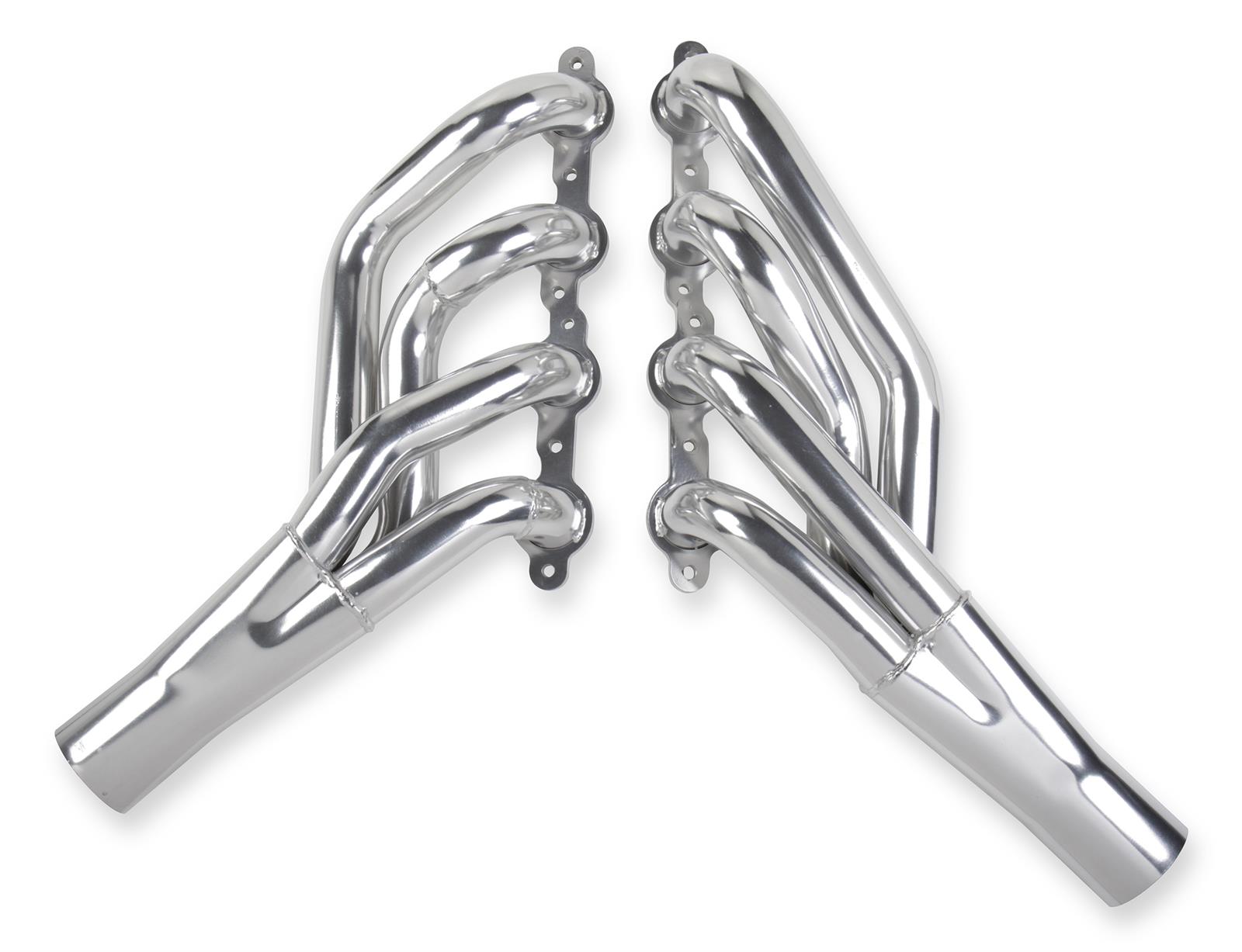 Hooker Competition Headers 2472-1HKR Headers, Competition, Mid-length, Steel, Silver Ceramic Coated, Chevy, Pontiac, Small Block LS, Pair