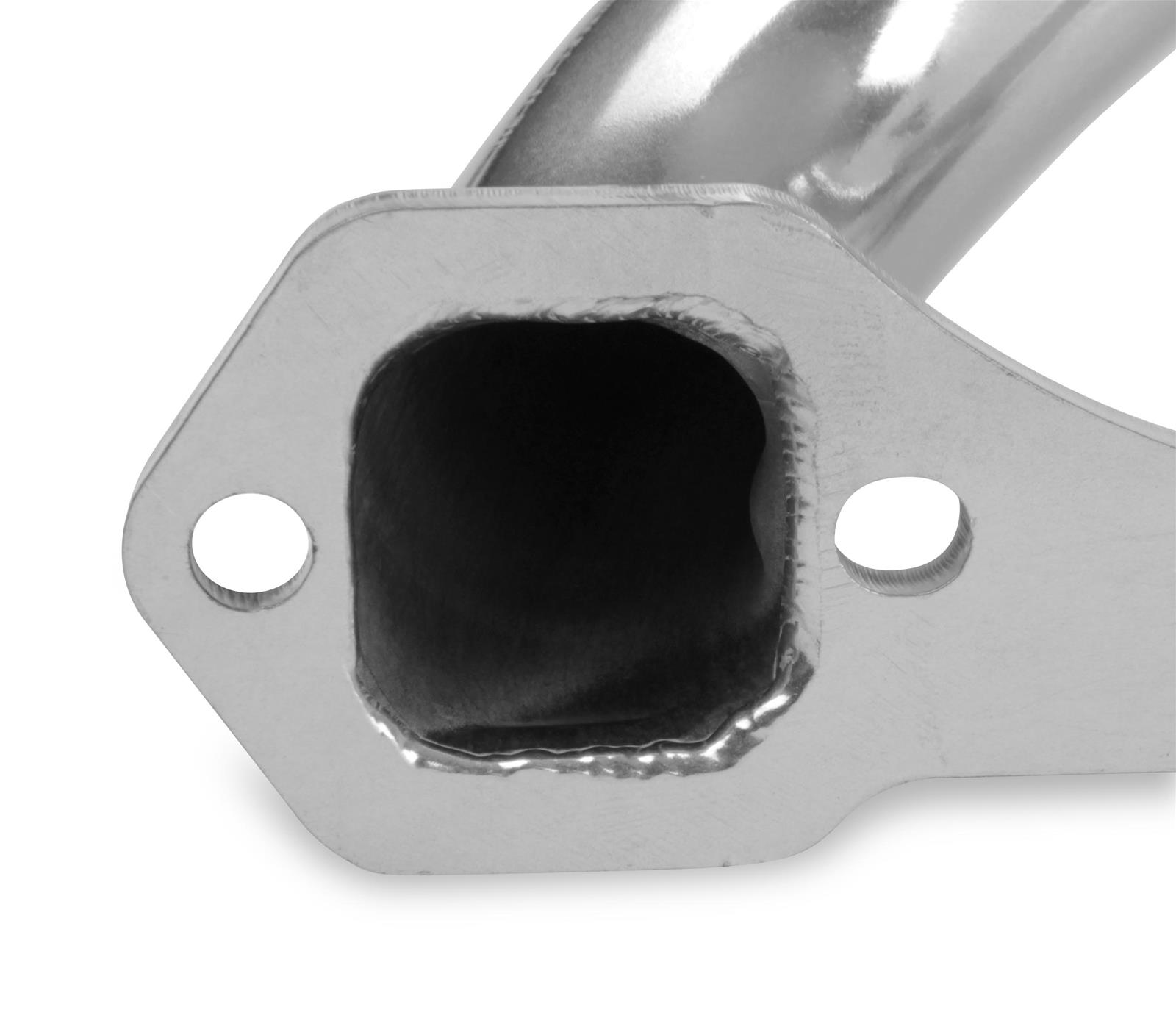 Hooker Competition Headers 2475-1HKR Headers, Competition, Mid-Length, Steel, Silver Ceramic, Chevy, Pontiac, Small Block, Angle/Straight, Pair thumbnail 2