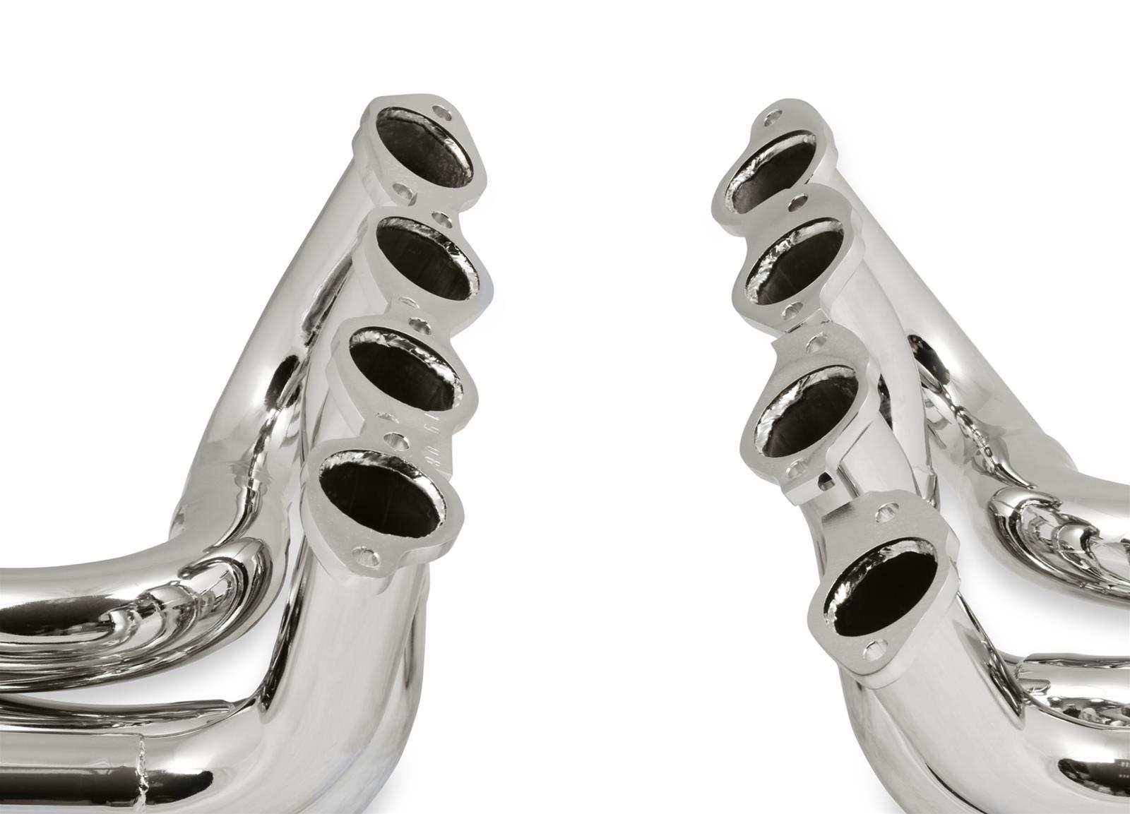 Hooker RacingHeart 3-Step Dragster Headers 2502-6HKR Headers, Downsweep, Primary, 4.5 in. Collector, Steel, Chrome, Big Block, Chevrolet, Pair thumbnail 6