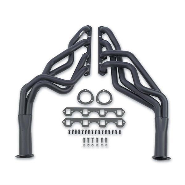 Hooker Super Competition Headers 6102HKR Headers, Competition, Long Tube, Steel, Painted, Ford, Mercury, 260, 285, 302, Pair thumbnail 4