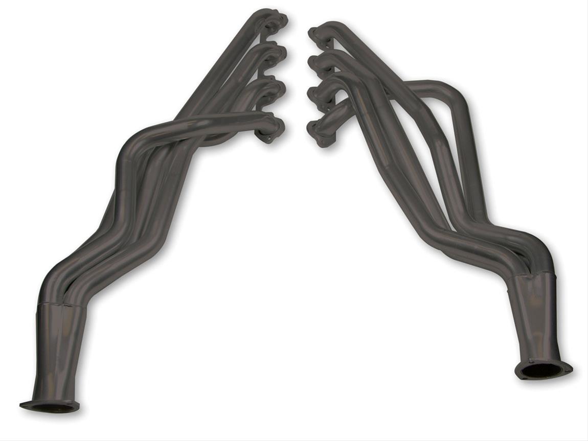 Hooker Super Competition Headers 6811HKR Headers, Competition, Long Tube, Steel, Temporary Painted, Ford, Pickup, 460, Pair