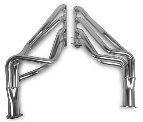 Hooker Competition Headers 6901-1HKR Headers, Competition, Long Tube, Steel, Ceramic Coated, Ford, Mercury, 260, 289, 302, 351W, Pair thumbnail 3
