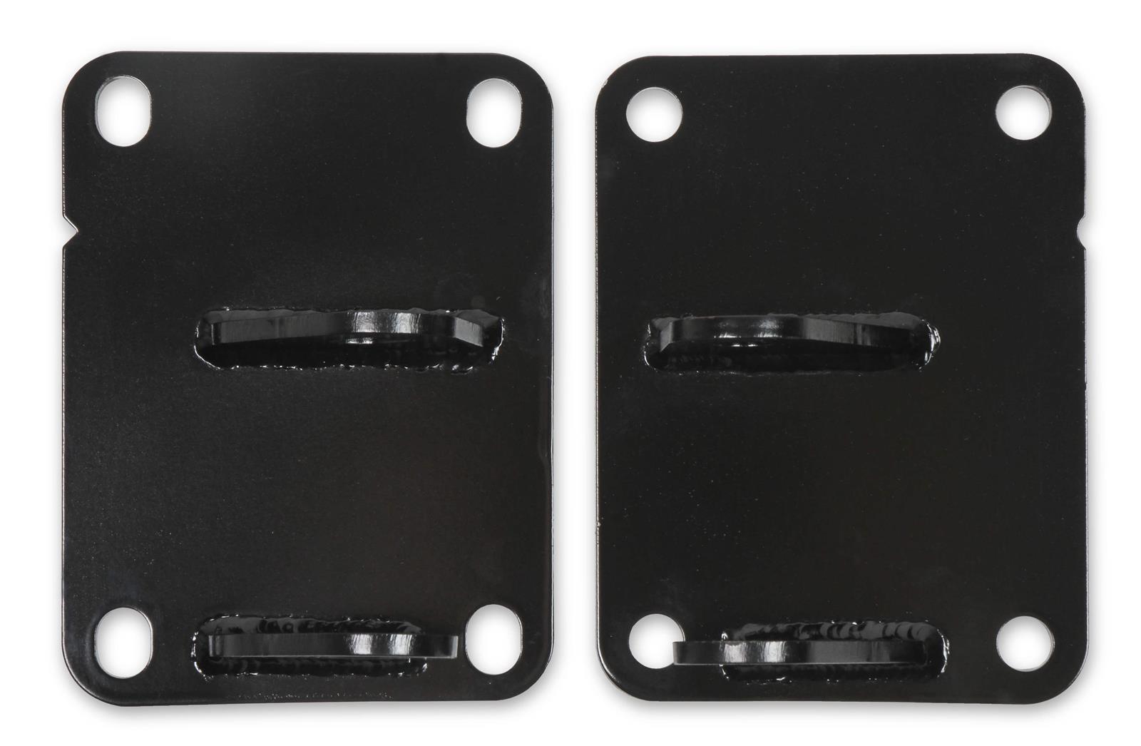 Hooker Blackheart Engine Swap Motor Mount Kits 71221021HKR Mounts, Swap, Block Mount, Bolt-In, 0.500 in. Drop, Steel, Black Powdercoated, Ford Mustang, LS Swap, Team Z K-Member, Pair