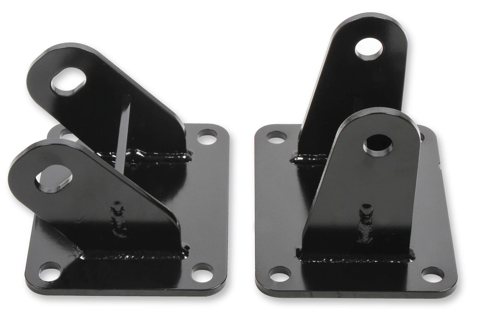 Hooker Blackheart Engine Swap Motor Mount Kits 71221022HKR Mounts, Swap, Block Mount, Bolt-In, Steel, Black Powdercoated, Ford Mustang, LS Swap, AJE K-Member, Pair