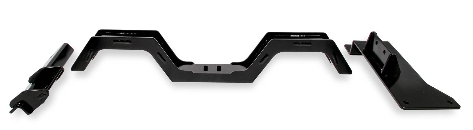 Hooker Blackheart Transmission Crossmembers for 1982-2004 S10, 1982-1990 S15, 1991-2004 SONOMA - 71222020HKR Crossmember, LS Engine Swap, Steel, Black Powdercoated, 4L80E, Chevy, GMC, RWD, Each thumbnail 3