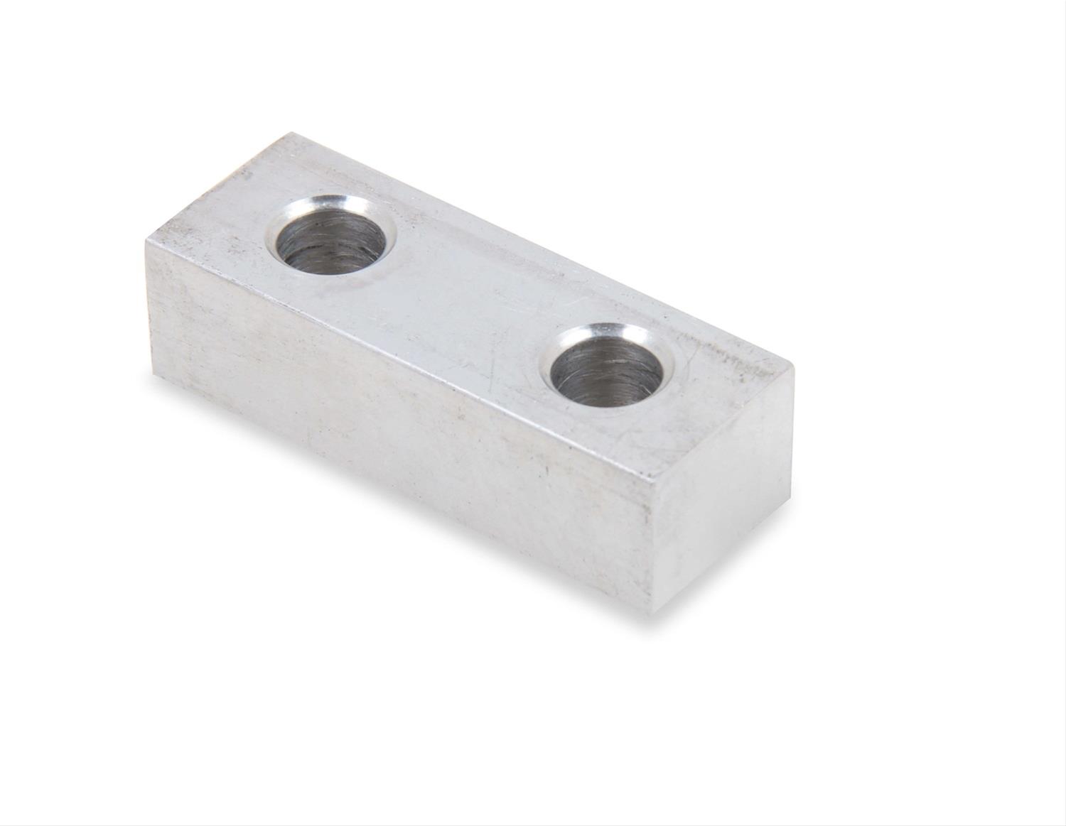 Hooker Blackheart Transmission Crossmember Spacers 71223012HKR Spacers, Aluminum, Natural, Designed for Crossmember, Ford, Each