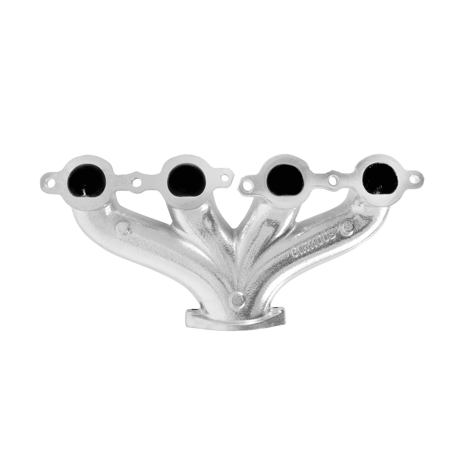 Hooker Blackheart Exhaust Manifolds 8504-1HKR Manifolds, Cast Iron, Silver Ceramic Coated, Chevy, LS Series Engines, Modifications Required, Pair thumbnail 5