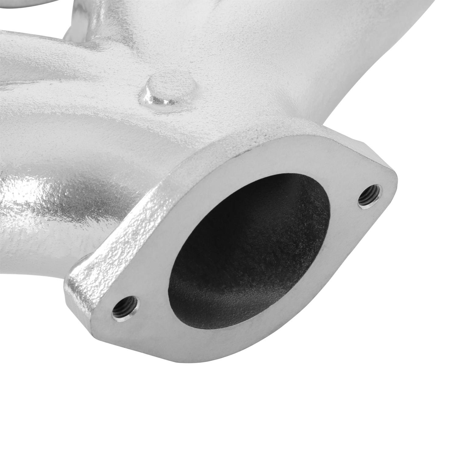 Hooker Blackheart Exhaust Manifolds 8504-1HKR Manifolds, Cast Iron, Silver Ceramic Coated, Chevy, LS Series Engines, Modifications Required, Pair