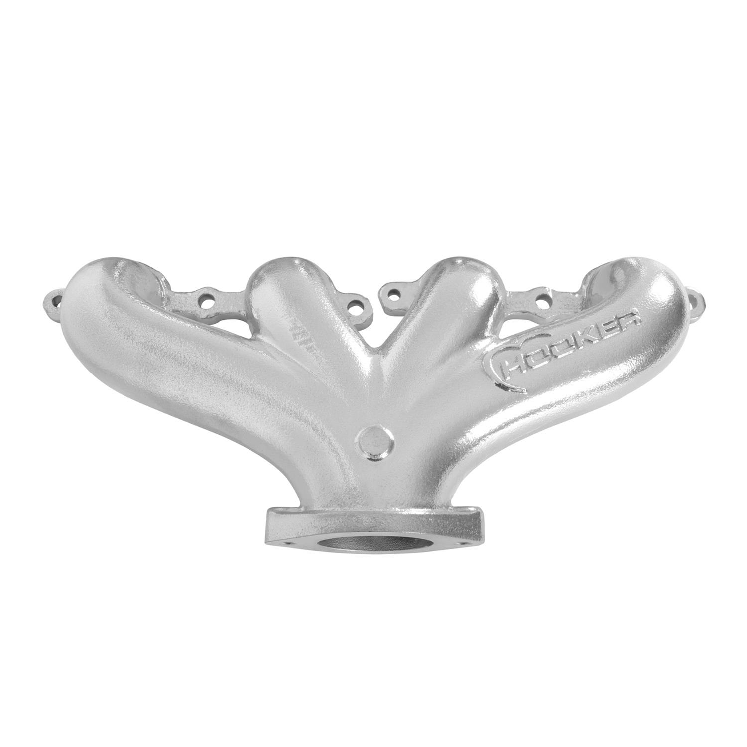 Hooker Blackheart Exhaust Manifolds 8504-1HKR Manifolds, Cast Iron, Silver Ceramic Coated, Chevy, LS Series Engines, Modifications Required, Pair thumbnail 4