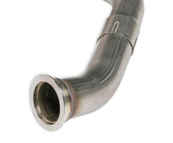 Hooker LS Turbo Crossover Tubes 8513HKR Cross-Over Tube, LS, Fits GM T56 with Quick Time Bellhousing, Each