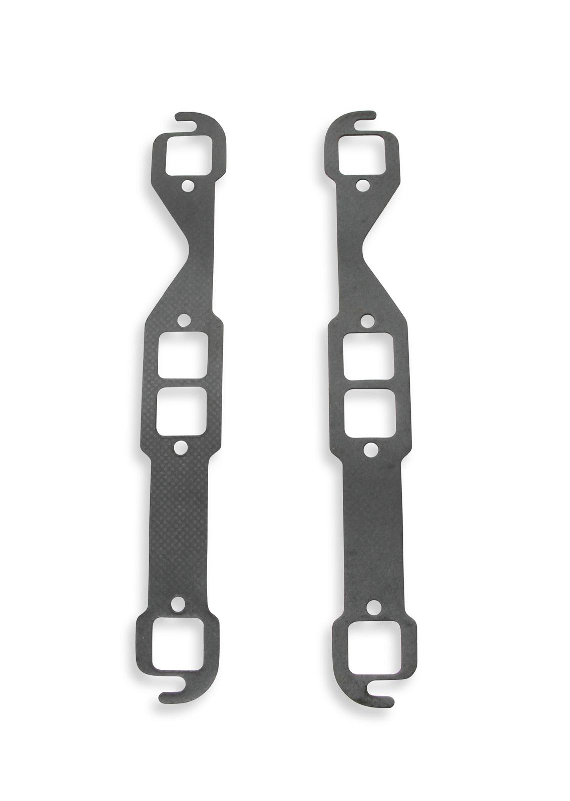 Hooker Exhaust Manifolds 8525-1HKR Manifold, SBC, Manifolds, Rectangular Port, 2.5 in. Outlet, Silver, Pair thumbnail 2