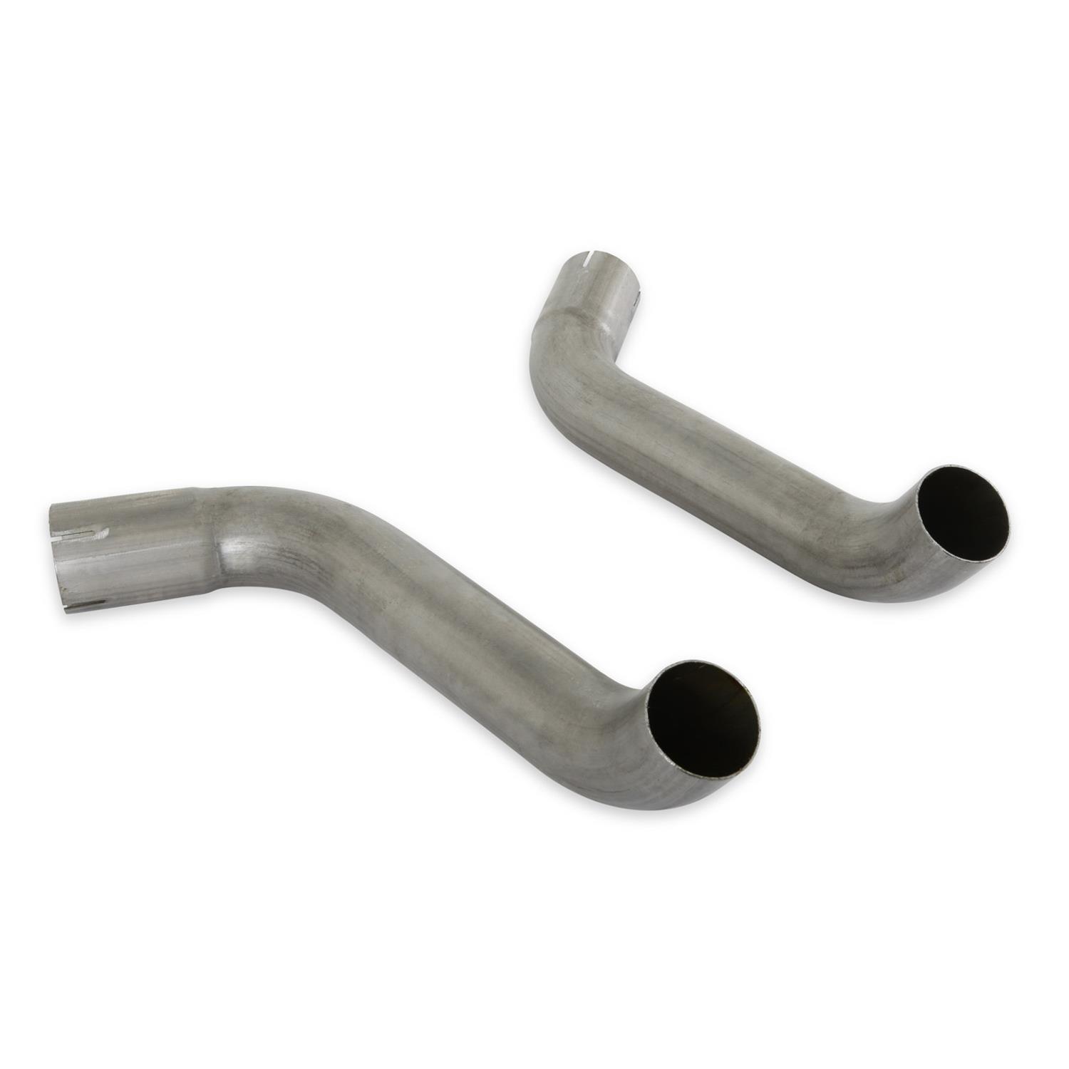 Hooker Blackheart Exhaust Tips BH14352 Tips, Stealth Exit, 2.5 in., 409 Stainless Steel, Natural, Chevy, GMC, Pair thumbnail 6