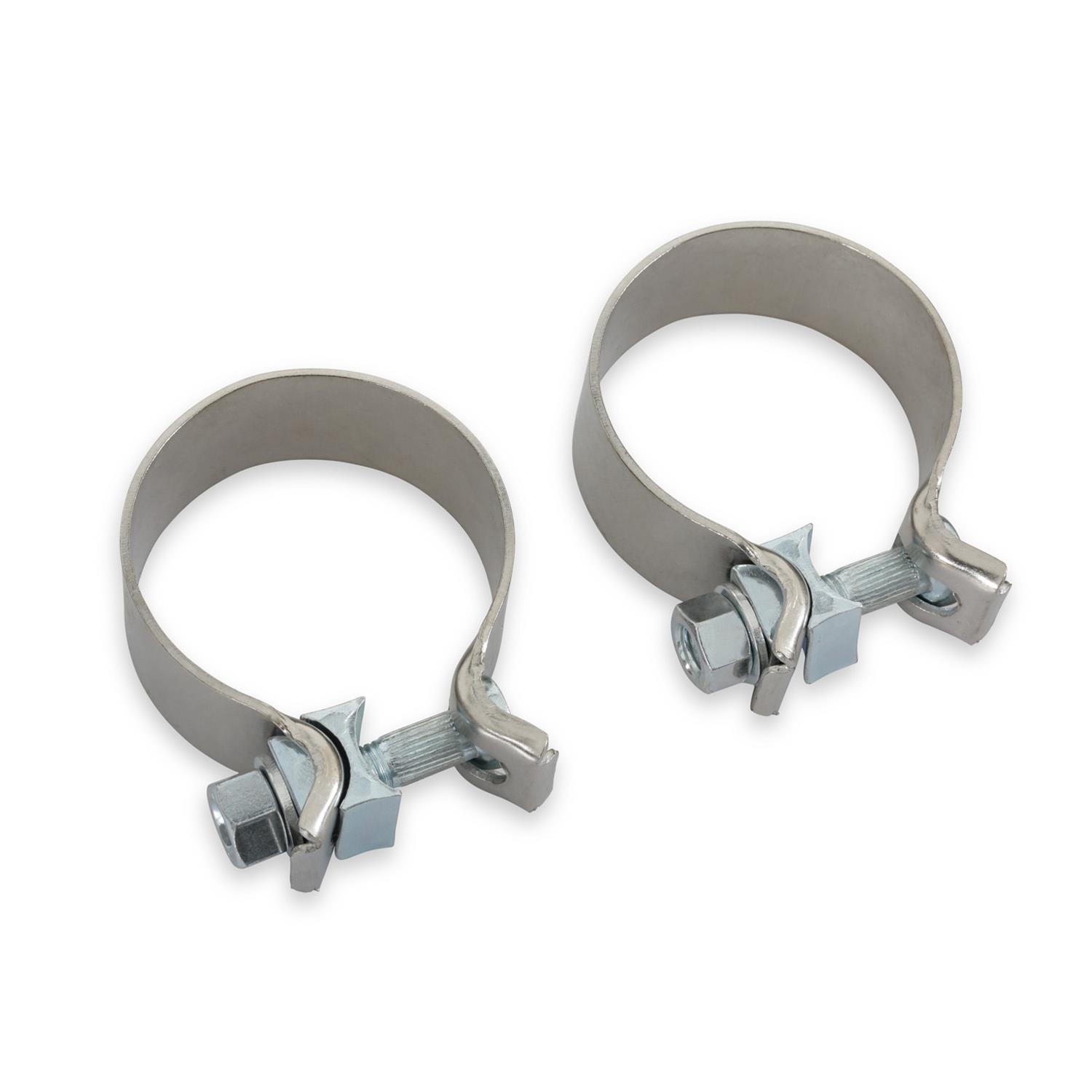 Hooker Blackheart Exhaust Tips BH14352 Tips, Stealth Exit, 2.5 in., 409 Stainless Steel, Natural, Chevy, GMC, Pair