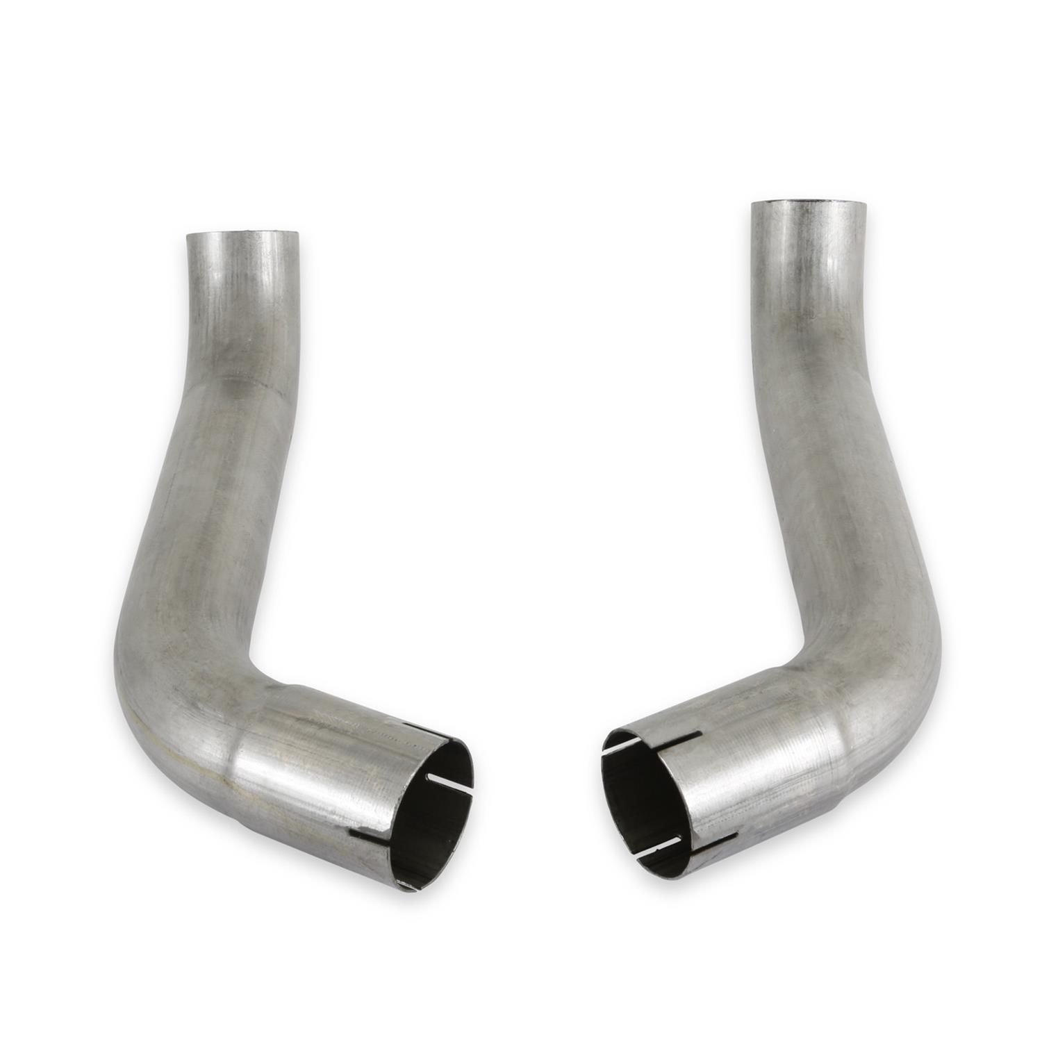 Hooker Blackheart Exhaust Tips BH14352 Tips, Stealth Exit, 2.5 in., 409 Stainless Steel, Natural, Chevy, GMC, Pair thumbnail 3