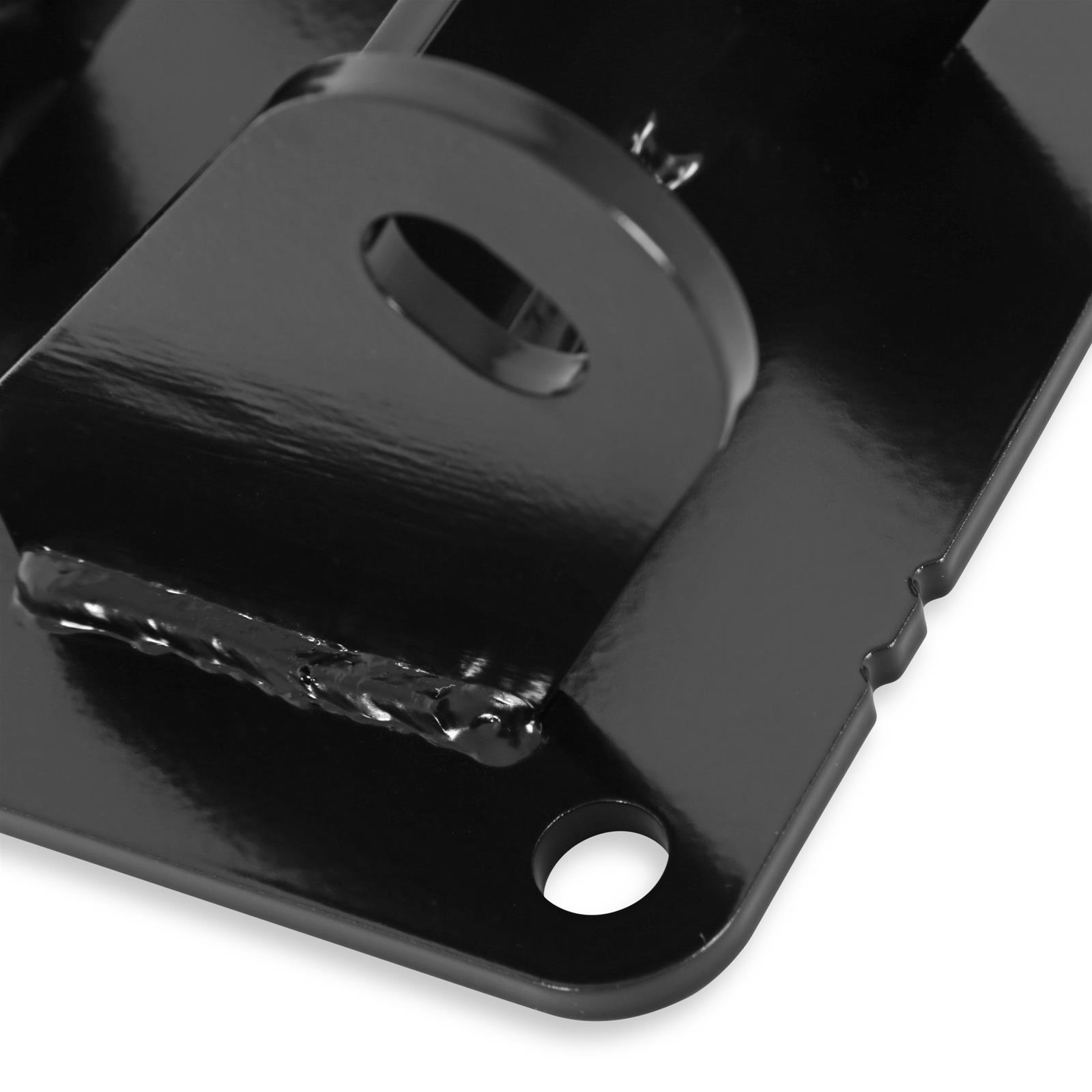 Hooker Blackheart Engine Mount Brackets for 1996-2004 MUSTANG - BHS503 Brackets, Steel, Black, Ford, LS, Pair thumbnail 2