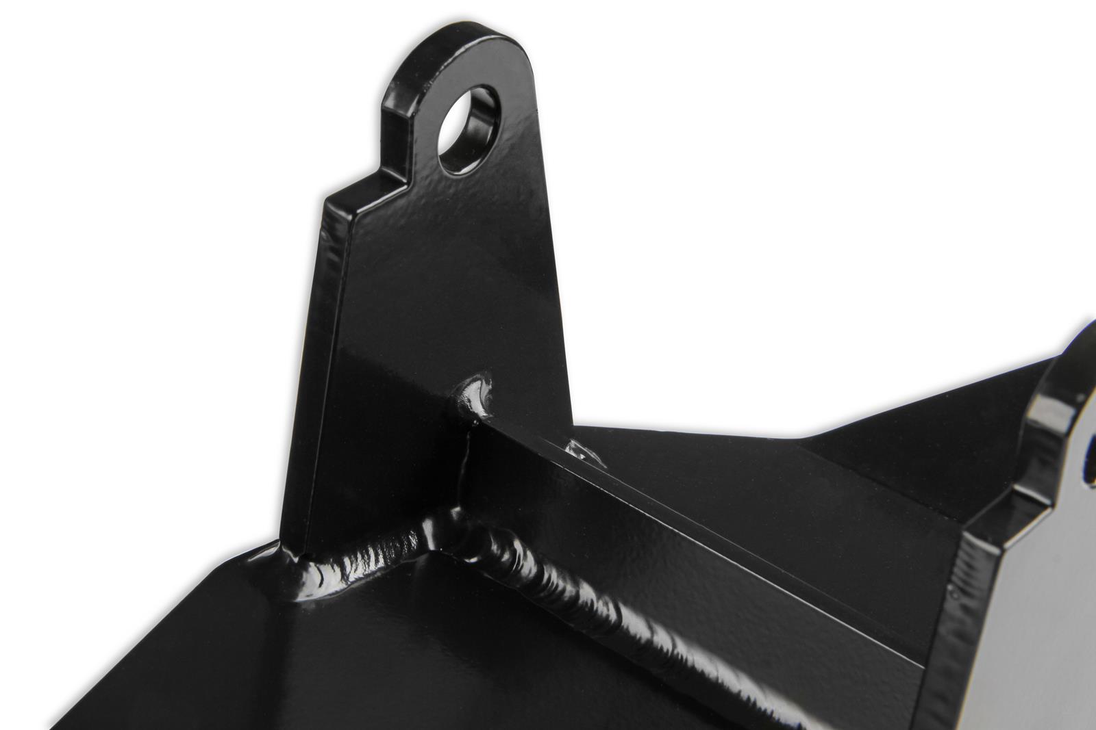 Hooker Blackheart Engine Mount Brackets BHS511 Motor Mounts, Swap, Frame Mount, Bolt-In, Steel, Black Powdercoated, Chevrolet, GMC, Small Block LS, Pair thumbnail 5