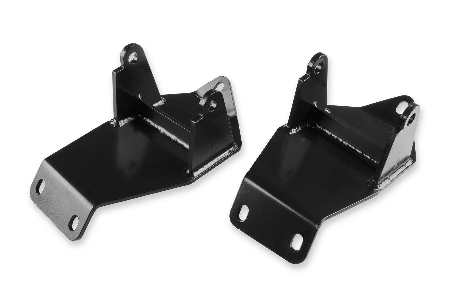 Hooker Blackheart Engine Mount Brackets BHS511 Motor Mounts, Swap, Frame Mount, Bolt-In, Steel, Black Powdercoated, Chevrolet, GMC, Small Block LS, Pair thumbnail 6