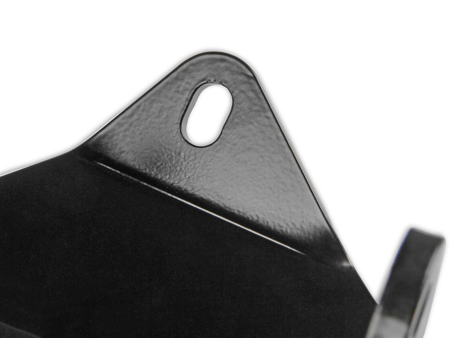 Hooker Blackheart Engine Mount Brackets BHS511 Motor Mounts, Swap, Frame Mount, Bolt-In, Steel, Black Powdercoated, Chevrolet, GMC, Small Block LS, Pair