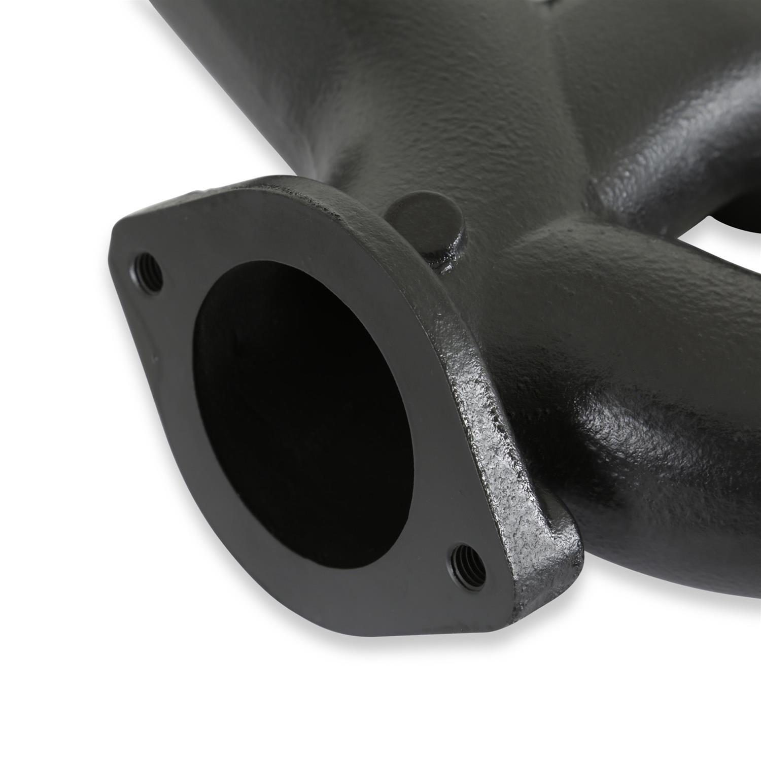 Hooker Blackheart LT Swap Exhaust Manifolds BHS5194 Manifold, Swap, Cast Iron, Black Ceramic Coated, Rear Dump, Universal, Pair