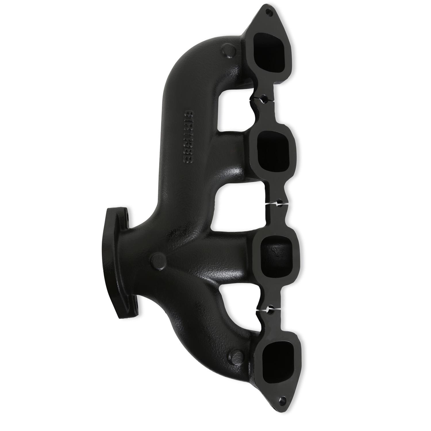 Hooker Blackheart LT Swap Exhaust Manifolds BHS5194 Manifold, Swap, Cast Iron, Black Ceramic Coated, Rear Dump, Universal, Pair thumbnail 7