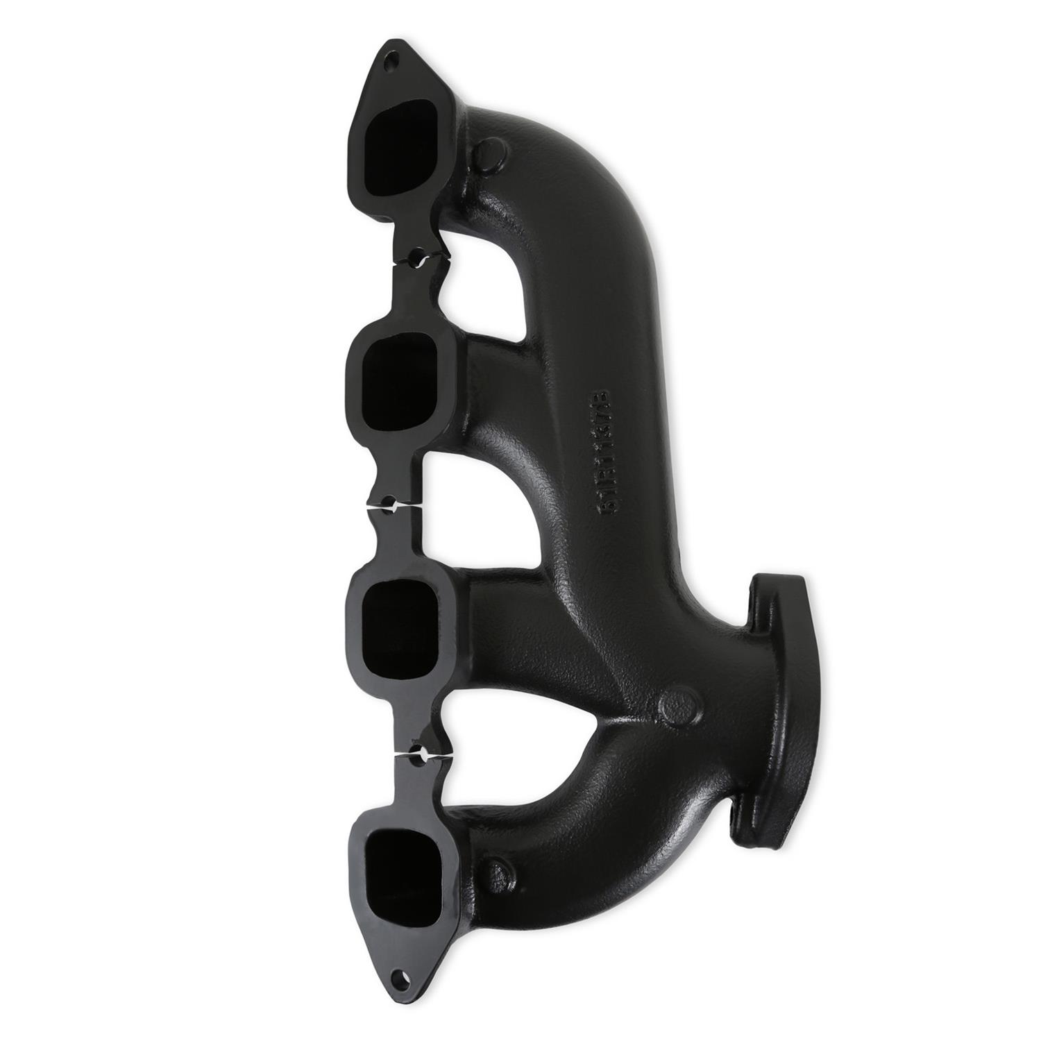 Hooker Blackheart LT Swap Exhaust Manifolds BHS5194 Manifold, Swap, Cast Iron, Black Ceramic Coated, Rear Dump, Universal, Pair thumbnail 5