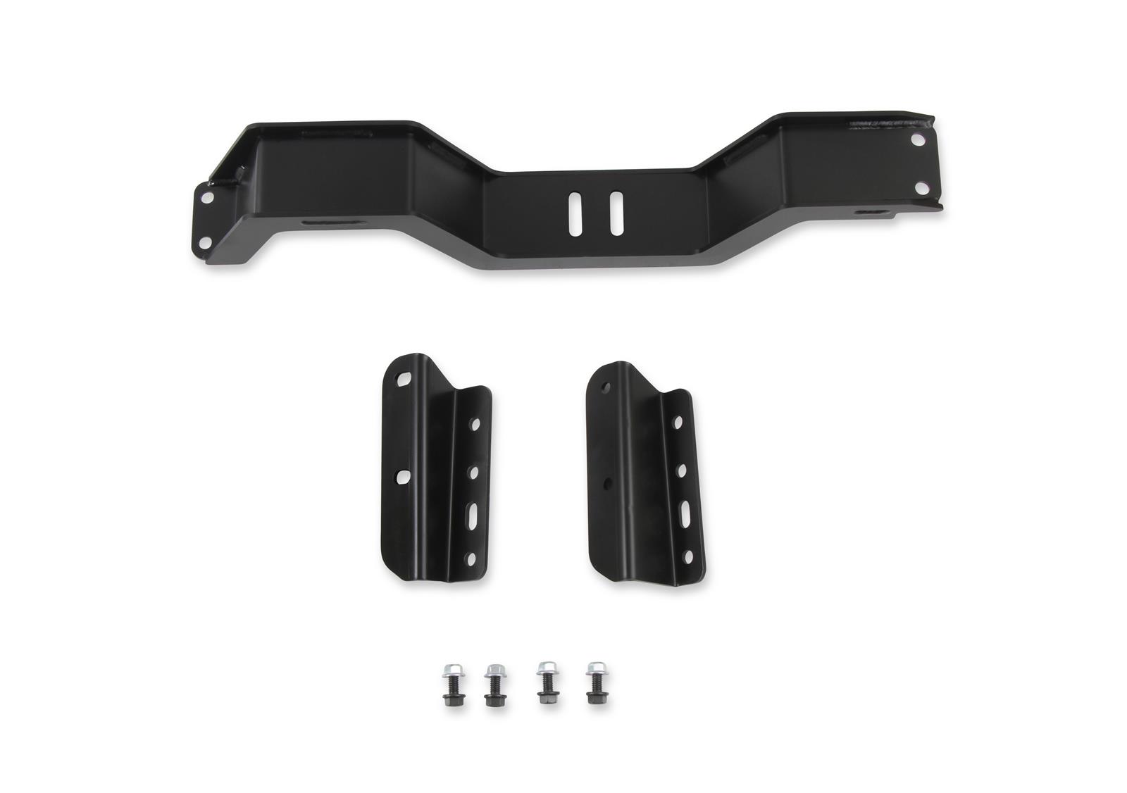 Hooker Blackheart Transmission Crossmembers BHS545 Crossmember, Hemi Engine Swap, Steel, Black Powdercoated, 46RE/RH, 545RFE, 8HP70, NAG1, Torqueflite 727, Dodge, RWD, Each