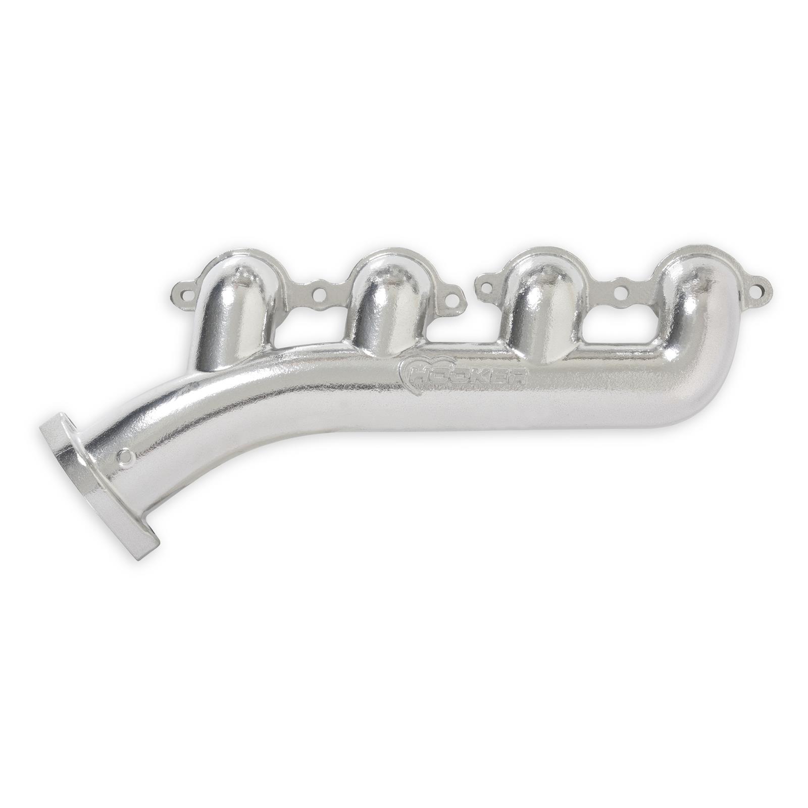 Hooker Blackheart Exhaust Manifolds BHS594 Manifolds, Blackheart, Cast Iron, Silver Ceramic Coated, Chevrolet, GMC, Small Block LS, Pair thumbnail 6