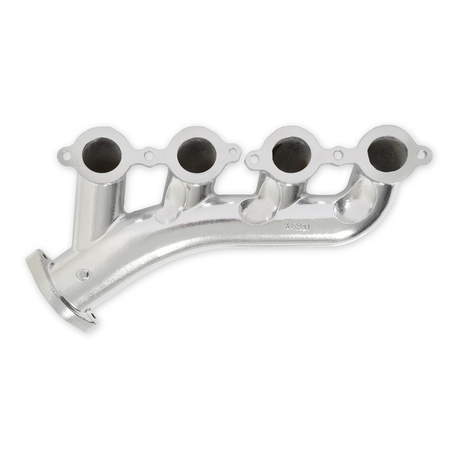 Hooker Blackheart Exhaust Manifolds BHS594 Manifolds, Blackheart, Cast Iron, Silver Ceramic Coated, Chevrolet, GMC, Small Block LS, Pair thumbnail 5