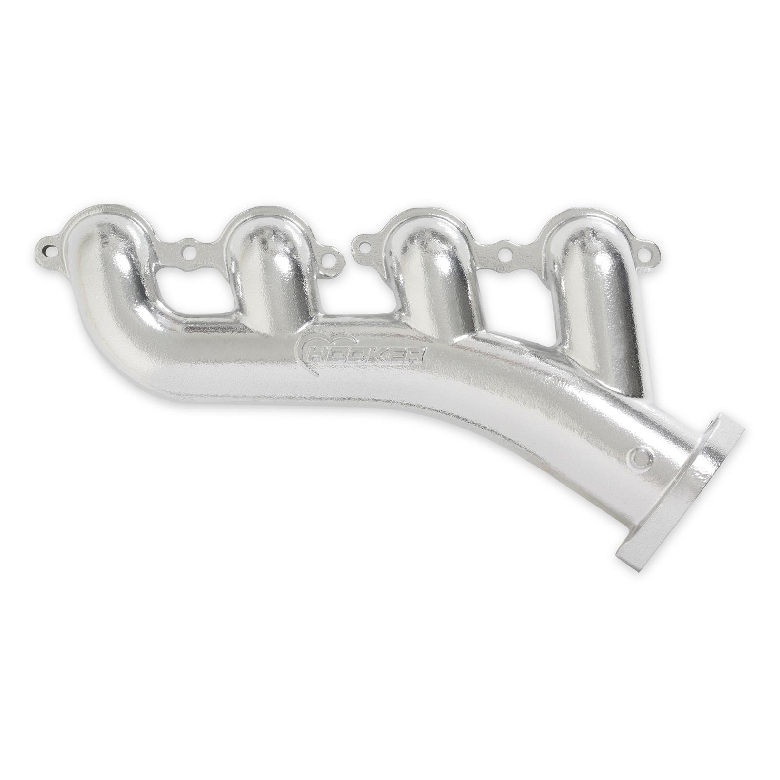 Hooker Blackheart Exhaust Manifolds BHS594 Manifolds, Blackheart, Cast Iron, Silver Ceramic Coated, Chevrolet, GMC, Small Block LS, Pair thumbnail 3