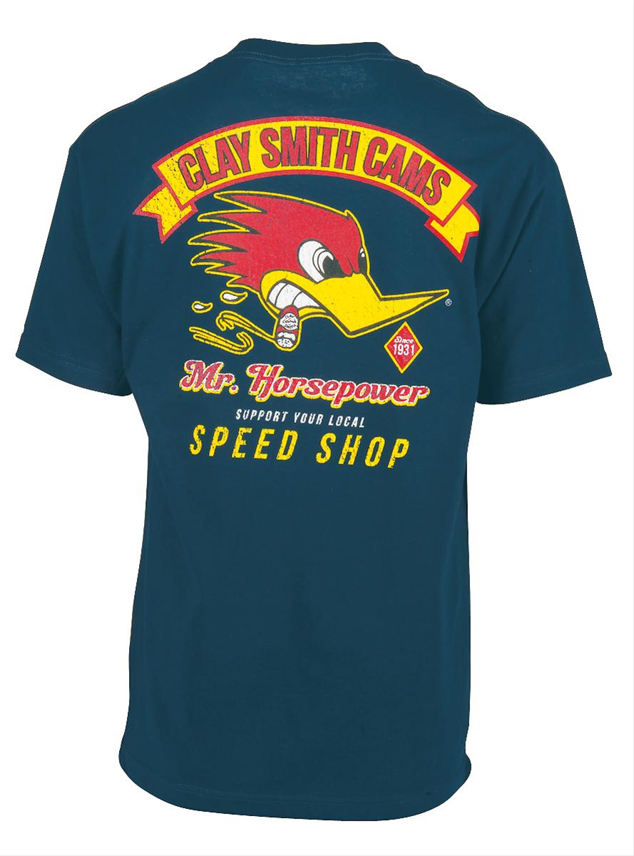 Clay Smith Cams Speed Shop T-Shirt - Free Shipping on Orders Over $99 ...