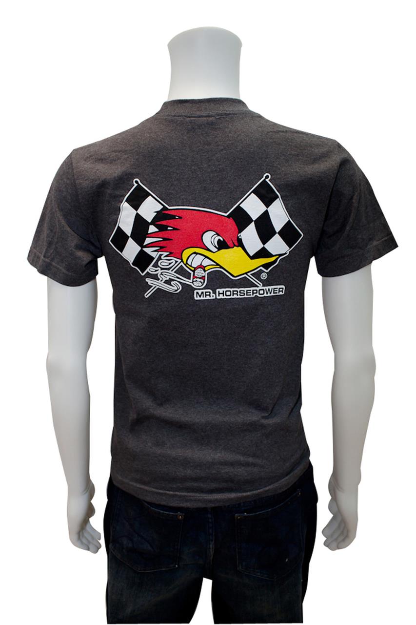 Mr. Horsepower Crossed Flags T-Shirt | Summit Racing