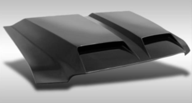 Harwood HWHD-55250B Harwood Fiberglass Show Series Bolt-On Hoods