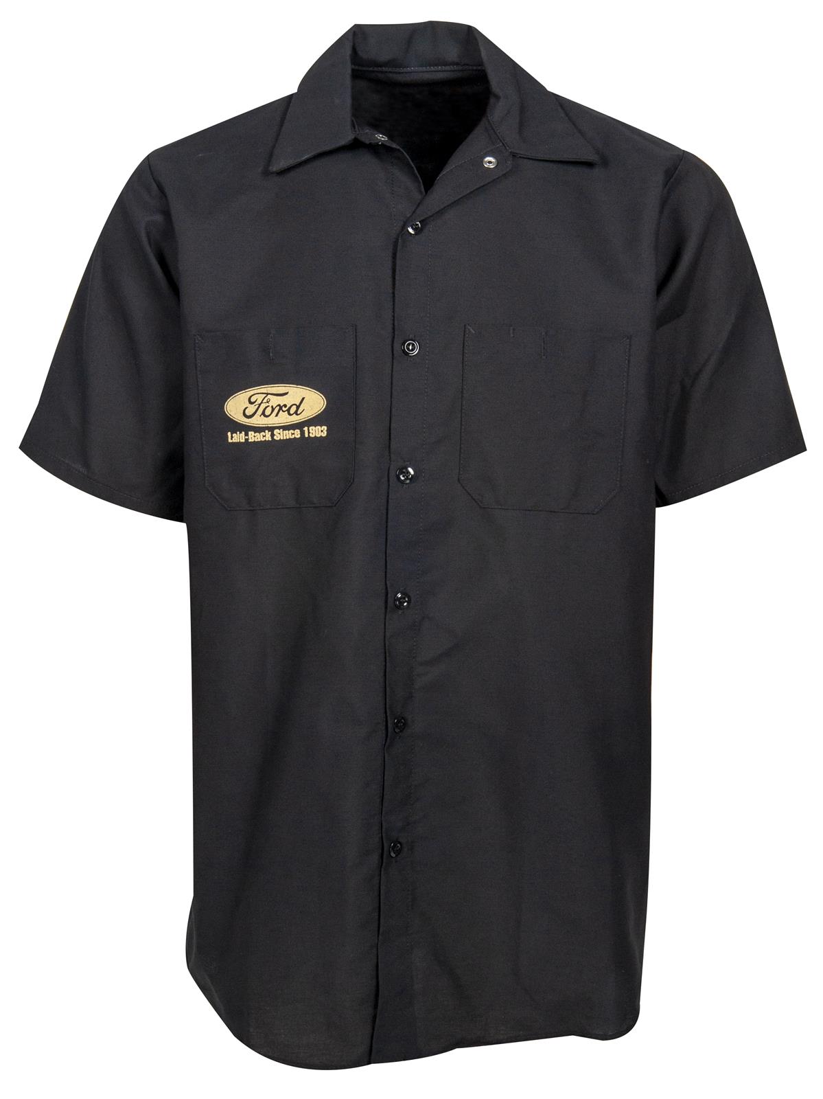 Laid-Back Cooler Ford Mechanic's Shirt | Summit Racing