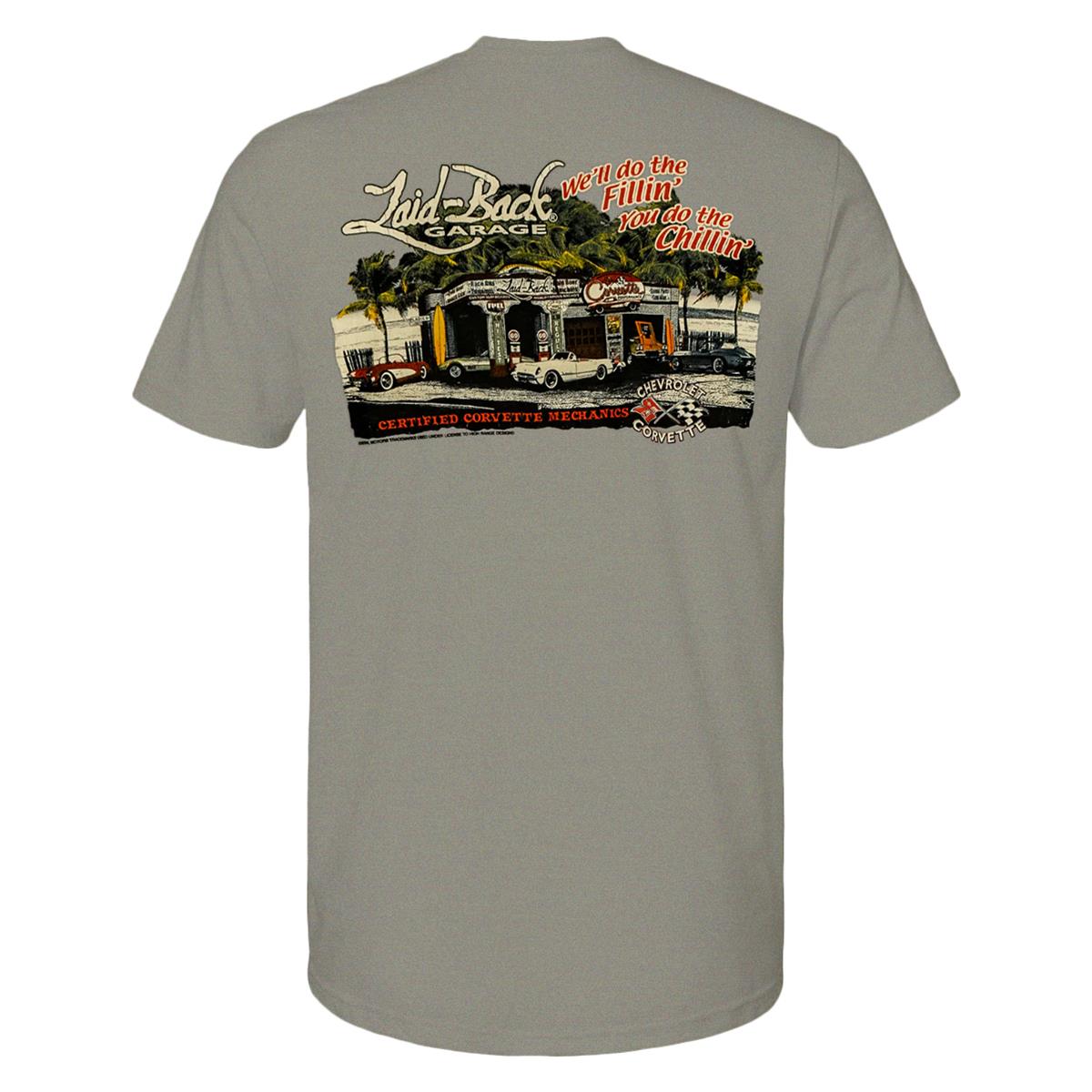 LAID-BACK LB15335SST-XL Laid-Back Dream Garage Corvette T-Shirt