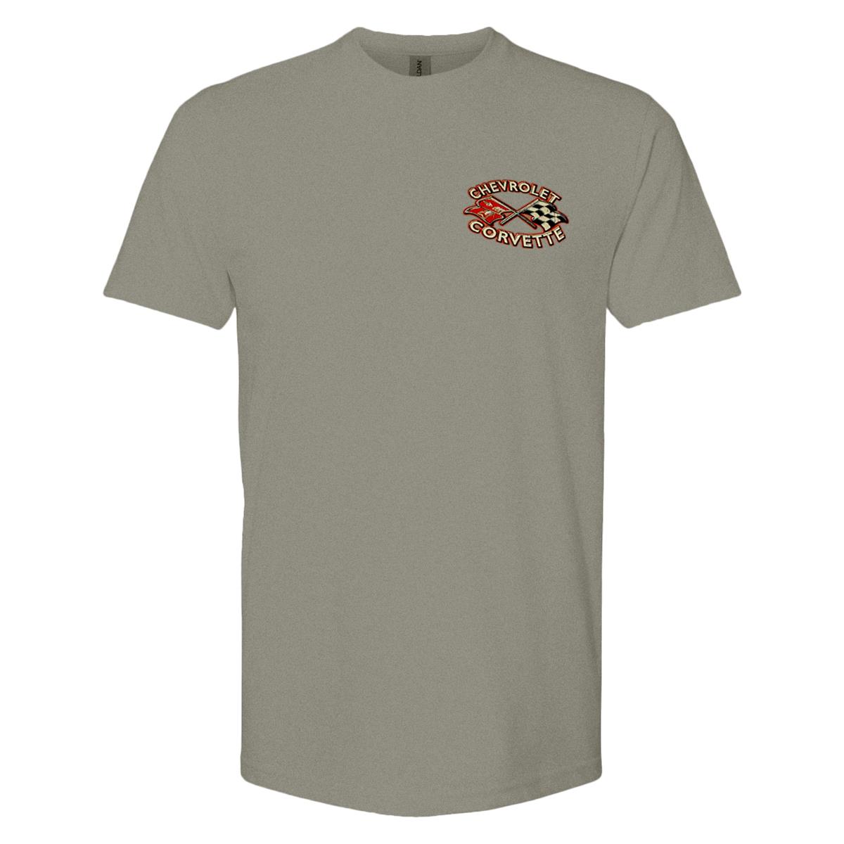 LAID-BACK LB15335SST-XL Laid-Back Dream Garage Corvette T-Shirt