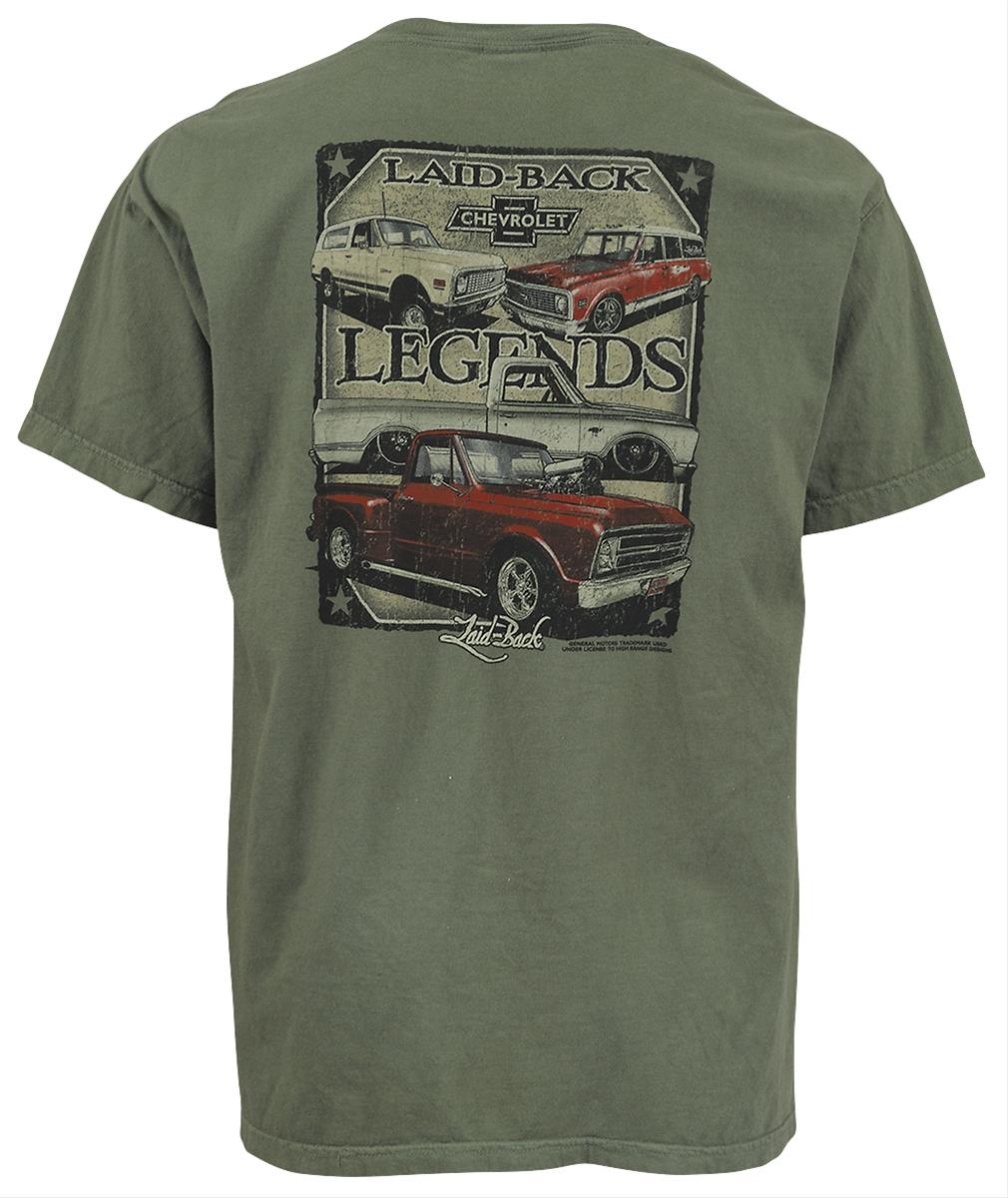 LAID-BACK LB22450SSTLG Laid-Back Legends Chevrolet Trucks T-Shirt ...