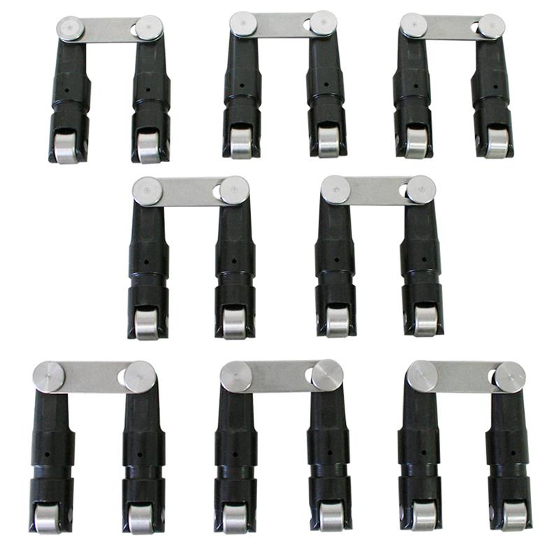 Howards Cams Vertical Bar Mechanical Roller Lifters 91152 Lifters, Roller, Bar, Pin Oilers, Chevy, Small Block, .300 in. Tall, Set of 16