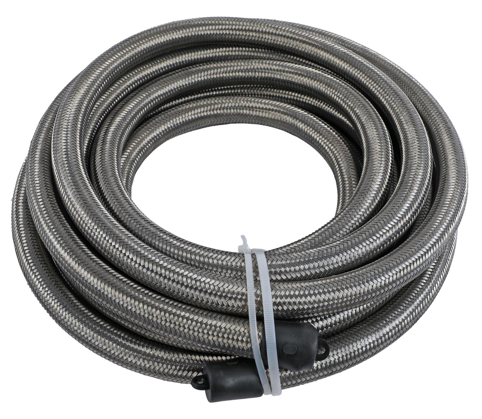Redhorse Performance 200 Series Standard Stainless Steel Hose -10 AN 20 ft. 200-10-20 Hose, Series, Braided Steel, AN, Length, Each