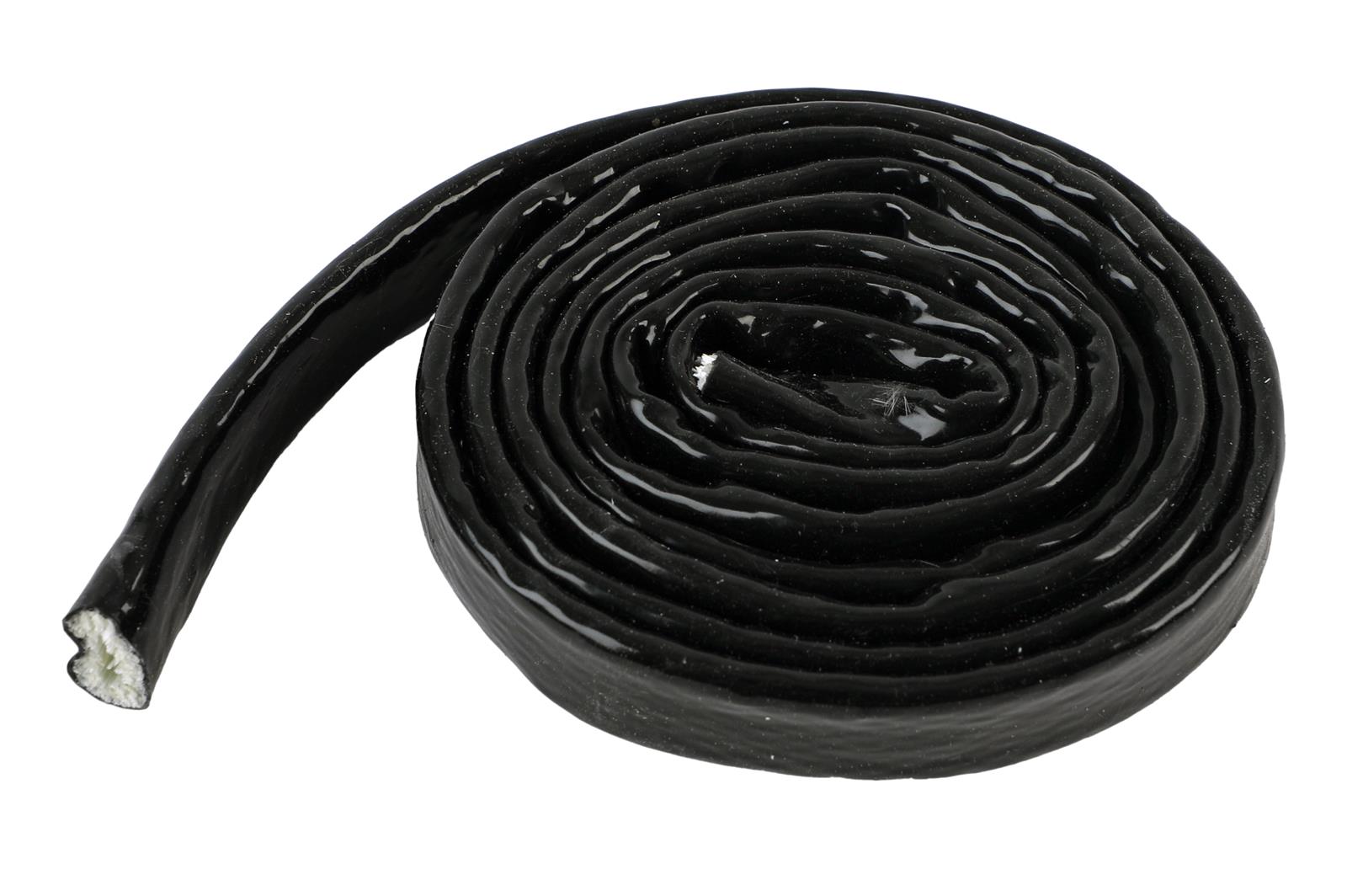 Redhorse Performance 244 Series Fire Sleeves 244-04-6-2 Heat Protection, Sleeve, Black, Fits -4 AN Hose, 6 ft. Length, Each