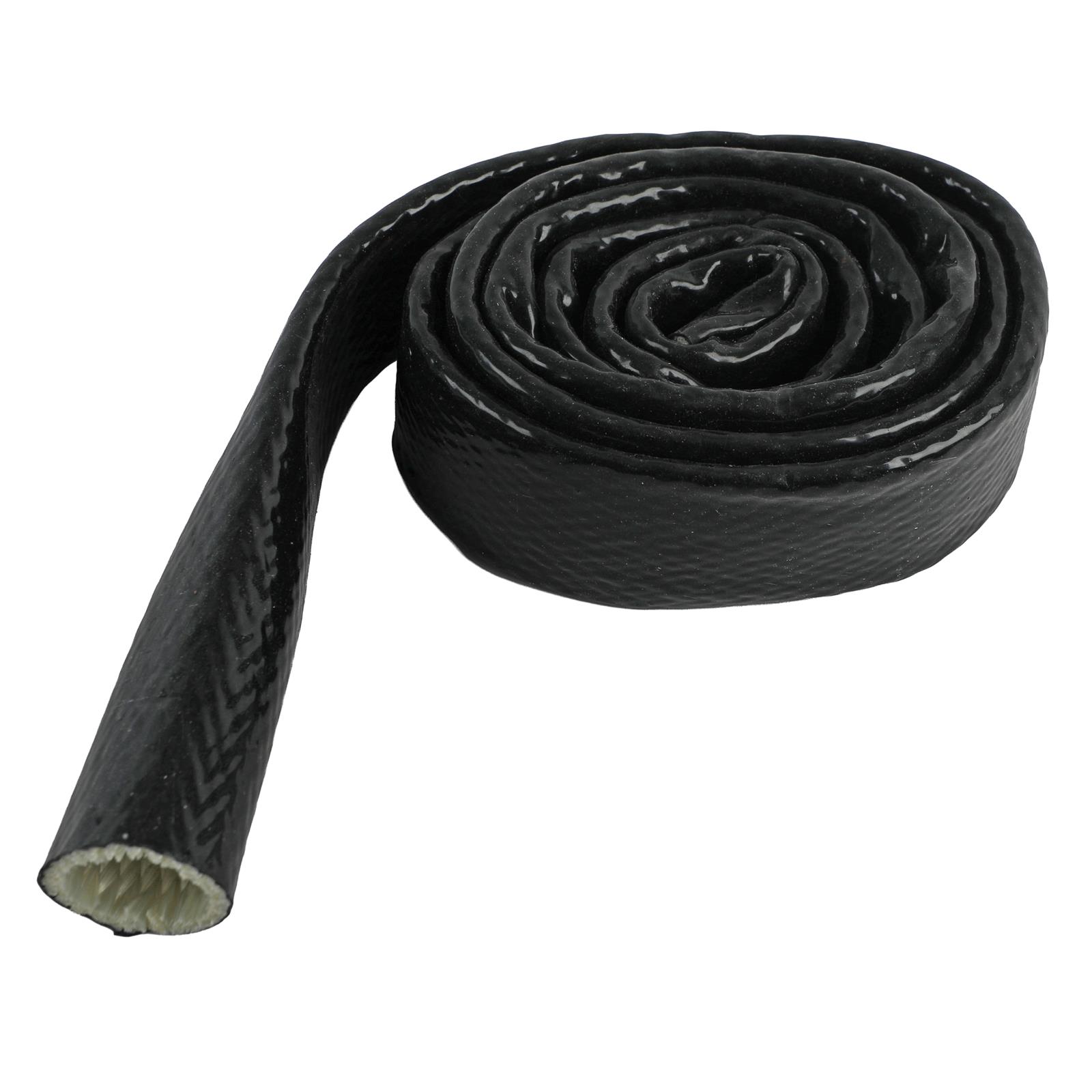 Redhorse Performance 244 Series Fire Sleeves 244-12-6-2 Heat Protection, Sleeve, Black, Fits -12 AN Hose, 6 ft. Length, Each