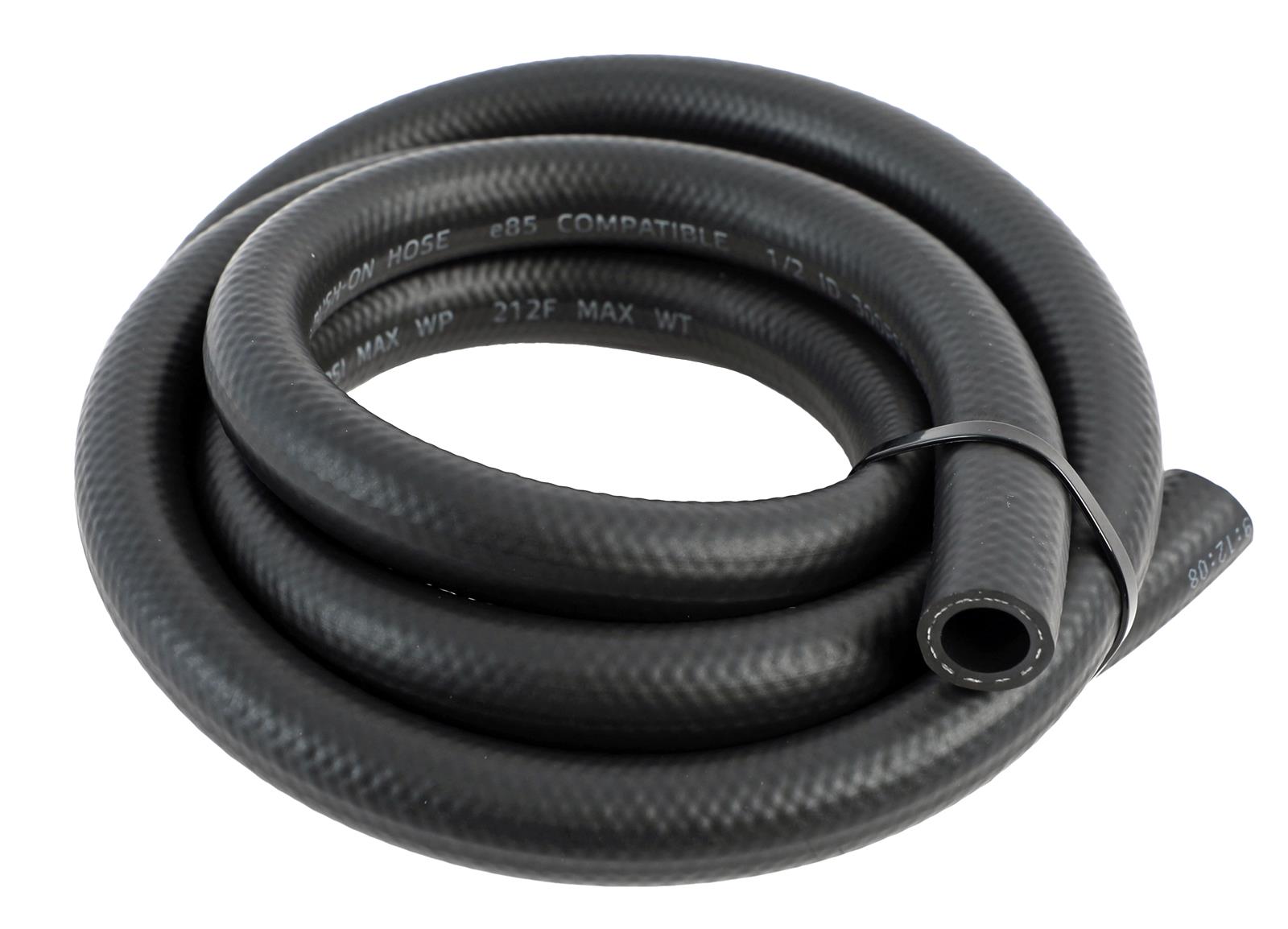 Redhorse Performance 402 Series Push-Lock Hose -8 AN 6 ft. 402-08-6 Hose, Series, Synthetic Rubber, Black, AN, Length, Each