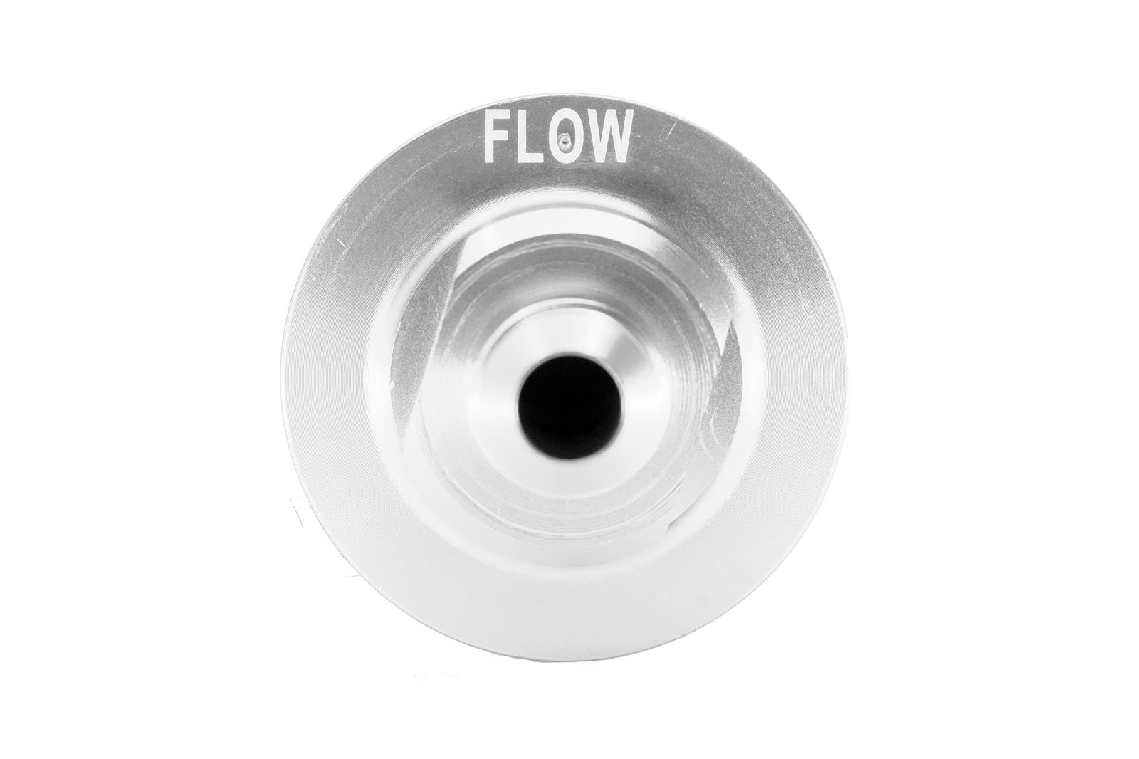 Redhorse Performance 4651 Series 10 Microns Fuel Filter with -6 AN Inlet Size 4651-06-5-10 Filter, Inline Mount, Aluminum, Clear Anodized, Microns, Male Inlet/Outlet, Each thumbnail 3