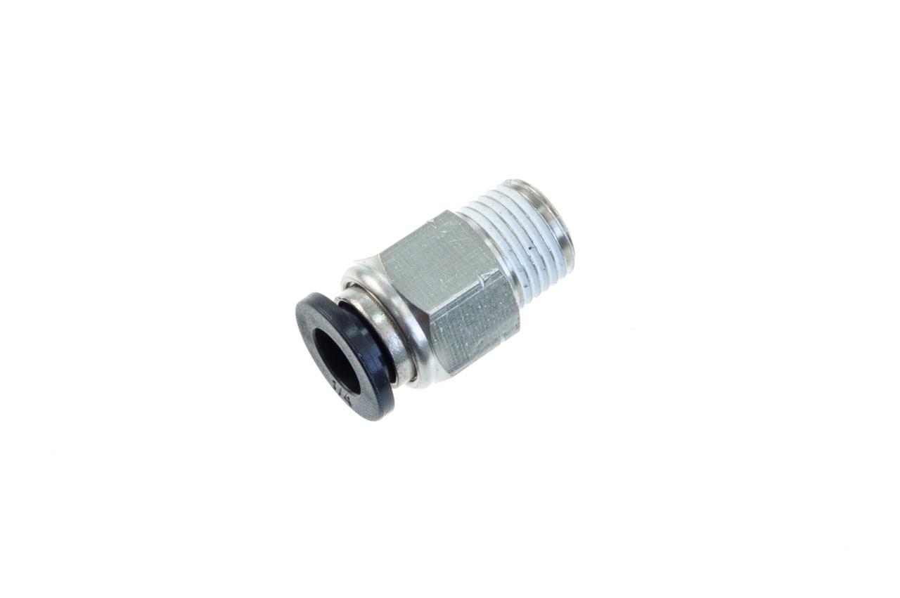 Redhorse Performance 4716 Series Push-to-Connect Fittings 4716-01-04-5 1/4" Vacuum Fitting, Push To Connect, 1/16" NPT Male, straight - clear