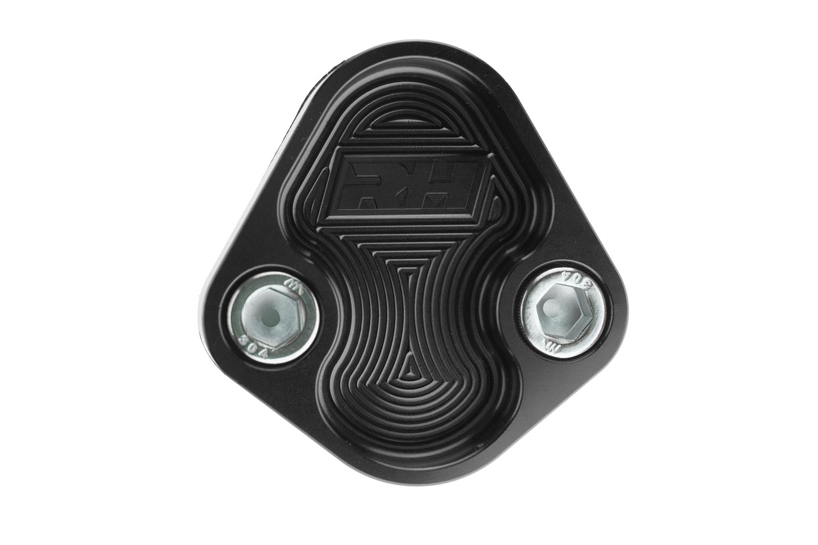 Redhorse Performance Fuel Pump Block-Off Plates 4810-302-2 Plate, Aluminum, Black Anodized, Ford, Each