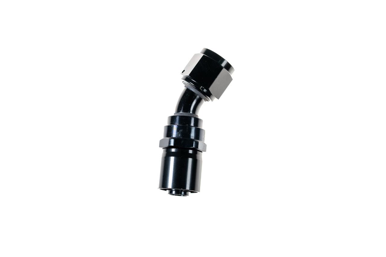 Redhorse Performance 7000 Series Crimp Style Hose End Fittings 7032-16-2 Ends, Ends, 30 degree, Collar, -16 AN Size, Aluminum, Black, -16 AN Female Threads, Each