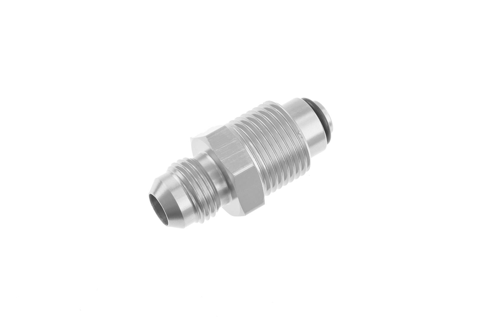 Redhorse Performance 8163 Series AN to Metric O-Ring Adapters 8163-06-16-5 Fitting, Adapter, Threads, Straight, Aluminum, Clear Anodized, -6 AN, M16 x 1.5, Each